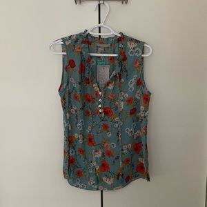 DANIEL RAINN Lakehurst Tie Neck Detail Top